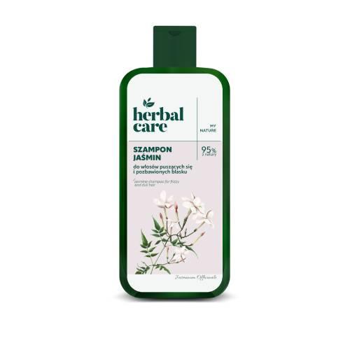 Miniaturka artykułu - Farmona Herbal Care Szampon do włosów puszących się i pozbawionych blasku Jaśmin, 330 ml