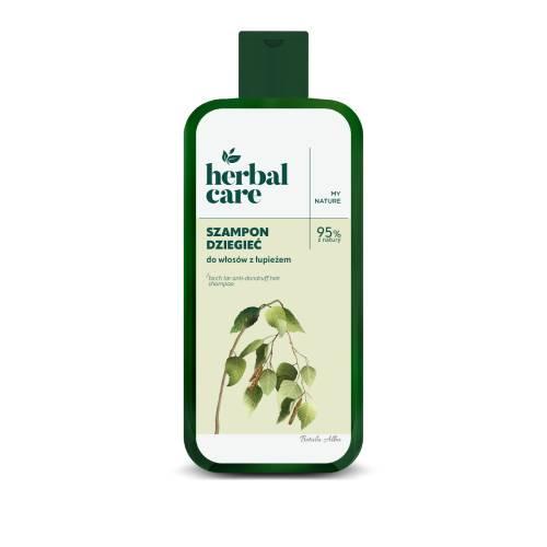 Miniaturka artykułu - Farmona Herbal Care Szampon do włosów z łupieżem Dziegieć, 330 ml 