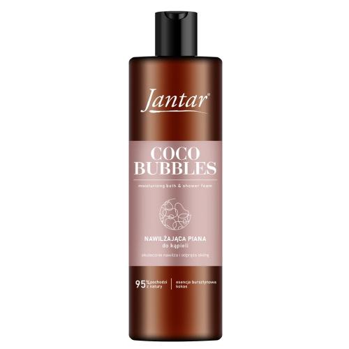 Miniaturka artykułu - FARMONA JANTAR Coco Bubbles Nawilżająca piana do kąpieli z esencją bursztynową i kokosem, 400 ml