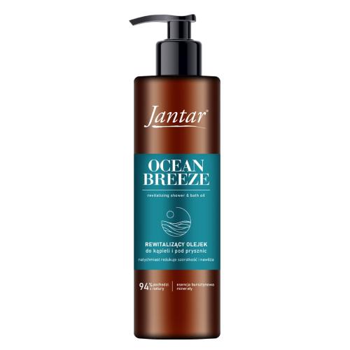 Miniaturka artykułu - FARMONA JANTAR Ocean Breeze Rewitalizujący olejek pod prysznic i do kąpieli z esencją bursztynową i minerałami, 400 ml