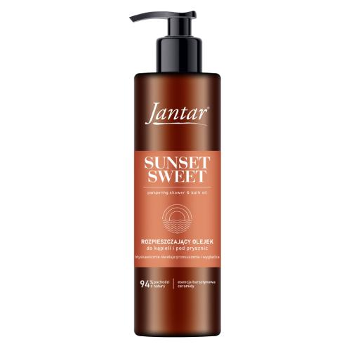 Miniaturka artykułu - FARMONA JANTAR Sunset Sweet Rozpieszczający olejek do kąpieli i pod prysznic z esencją bursztynową i ceramidami, 400 ml