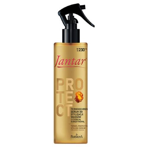 Miniaturka artykułu - FARMONA JANTAR Termoochronne serum do stylizacji włosów z esencją bursztynową, 200 ml