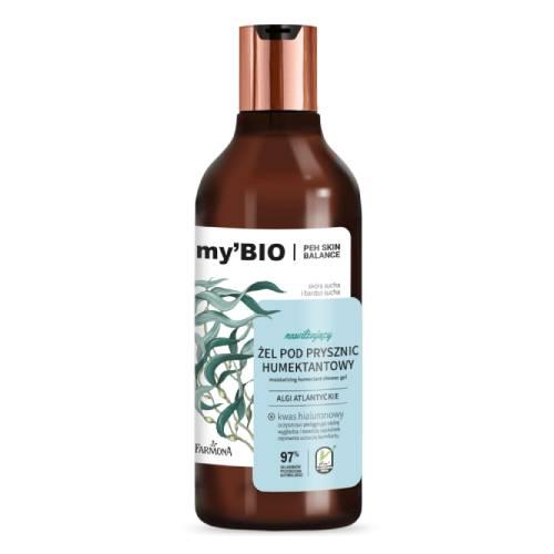 Miniaturka artykułu - FARMONA my&rsquo;BIO Żel pod prysznic nawilżający - humektantowy, 500ml