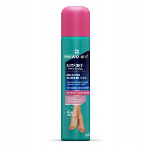 Miniaturka artykułu - FARMONA NIVELAZIONE Dezodorant dla st&oacute;p 4w1 dla kobiet, 180ml