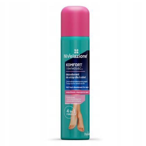 Miniaturka artykułu - FARMONA NIVELAZIONE Dezodorant dla st&oacute;p 4w1 dla kobiet, 180ml USZKODZONY KOREK