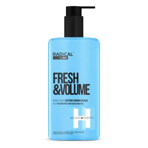 Miniaturka artykułu - Farmona Radical Hair Clinic Fresh&Volume Nawilżająca odżywka normalizująca, 260 ml