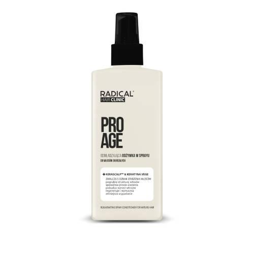 Miniaturka artykułu - Farmona Radical Hair Clinic Pro Age Odmładzająca odżywka w sprayu, 200 ml