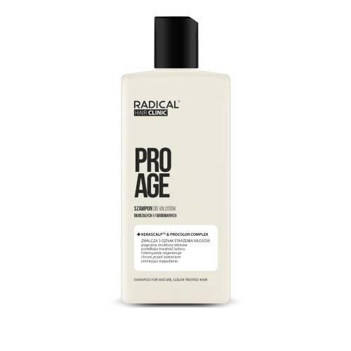 Miniaturka artykułu - Farmona Radical Hair Clinic Pro Age Szampon do włosów dojrzałych i farbowanych, 300 ml