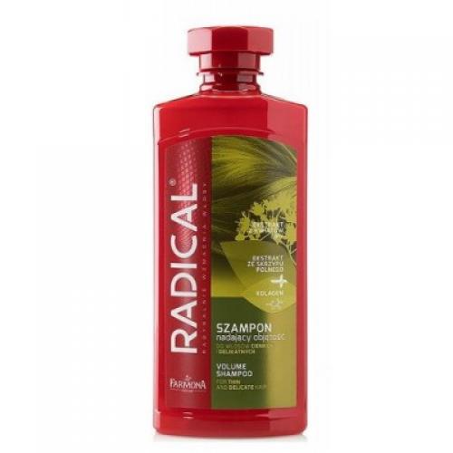 Miniaturka artykułu - FARMONA RADICAL Szampon nadający objętość, 400ml USZKODZONA NAKRĘTKA