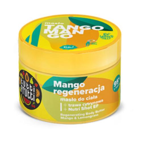 Miniaturka artykułu - FARMONA TUTTI FRUTTI Regenerujące masło do ciała Mango i Trawa Cytrynowa + Nutri Shot EF, 200ml