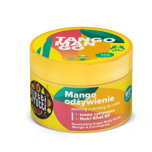 Miniaturka artykułu - FARMONA TUTTI FRUTTI Odżywczy Peeling cukrowy do ciała Mango i Trawa cytrynowa + Nutri Shot EF, 300g