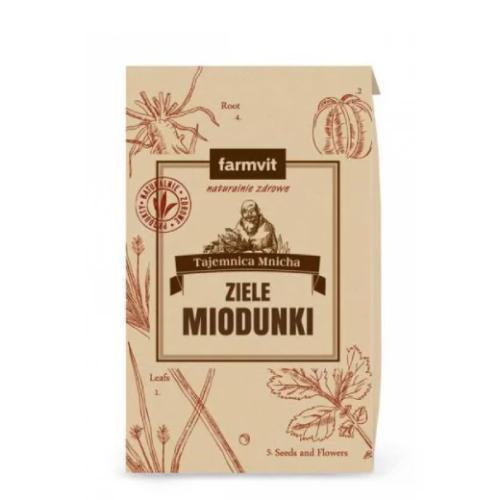 Miniaturka artykułu - FARMVIT Ziele Miodunki Herbatka ziołowa, 50g USZKODZONE OPAKOWANIE