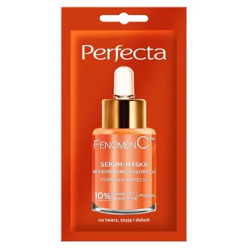 Miniaturka artykułu - Perfecta Fenomen C Serum-Maska do twarzy z witaminą C, 8 ml