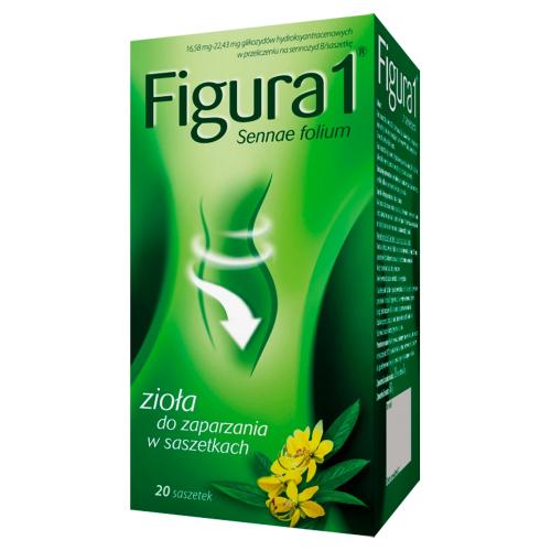 Miniaturka artykułu - FIGURA 1 (Ziołowy Fix z senesem) - 20 torebek