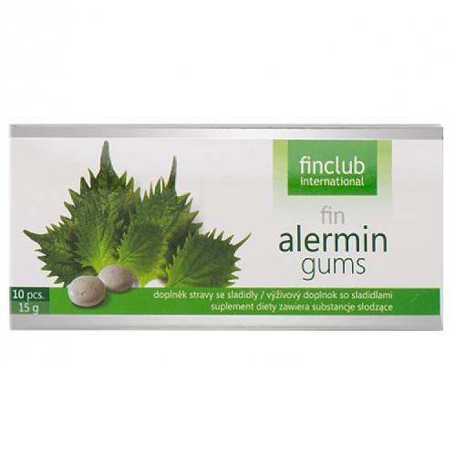 Miniaturka artykułu - FINClub Alermin Guma do żucia, 10 szt.