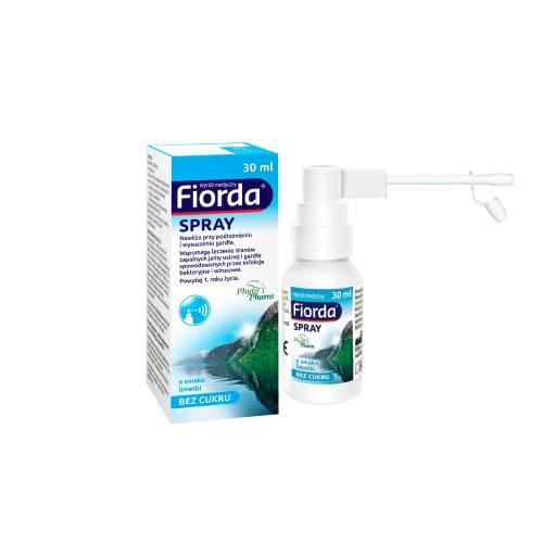 Miniaturka artykułu - Fiorda Spray, 30 ml - wspomaga leczenie stan&oacute;w zapalnych jamy ustnej i gardła