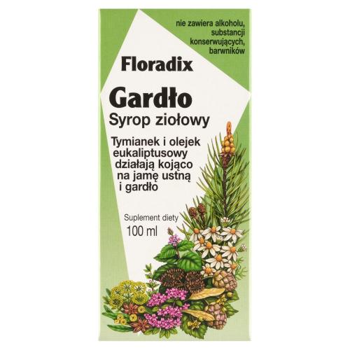 Miniaturka artykułu - Floradix Gardło syrop- 100 ml