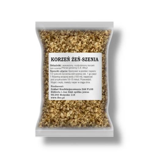 Miniaturka artykułu - FLOS Korzeń Żeń-Szenia, 25 g