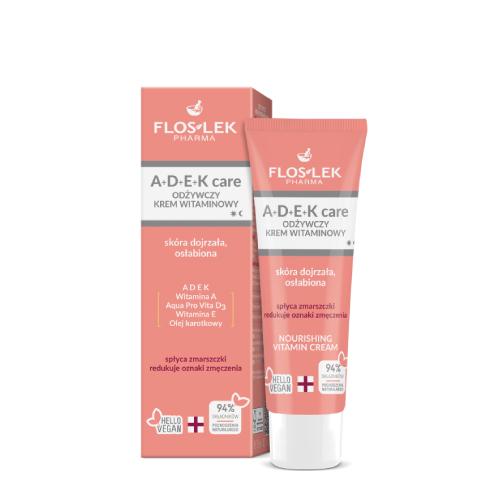 Miniaturka artykułu - FLOS-LEK A+D+E+K Care Odżywczy krem witaminowy na noc, 50ml