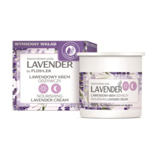 Miniaturka artykułu - FLOS-LEK LAVENDER lawendowy krem odżywczy na dzień i na noc, 50ml - wymienny wkład