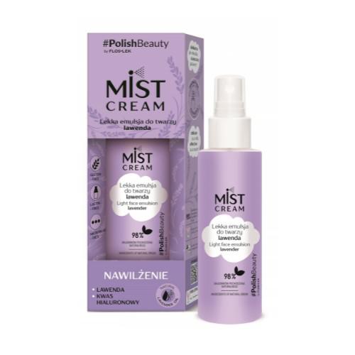 Miniaturka artykułu - FLOS-LEK MIST CREAM Lekka emulsja do twarzy lawenda, 110ml