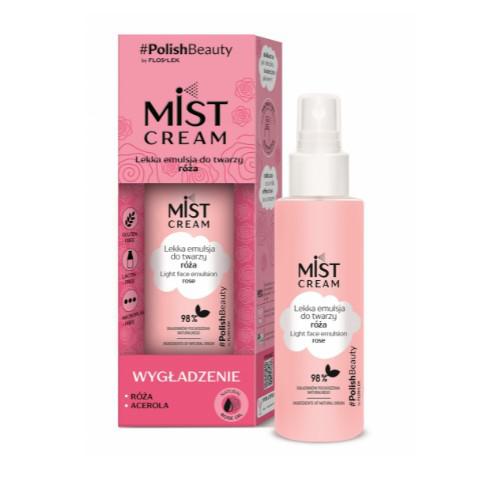 Miniaturka artykułu - FLOS-LEK MIST CREAM Lekka emulsja do twarzy r&oacute;ża, 110ml