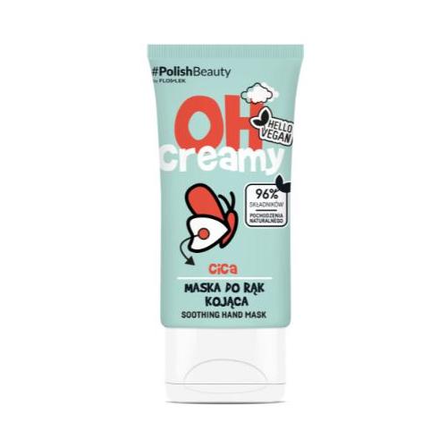 Miniaturka artykułu - FLOS-LEK OH Creamy CICA Maska do rąk kojąca, 50ml