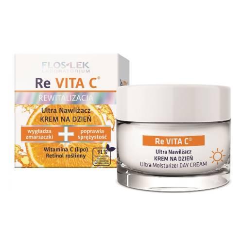 Miniaturka artykułu - FLOS-LEK ReVITA C Rewitalizacja Ultra nawilżacz Krem na dzień, 50ml