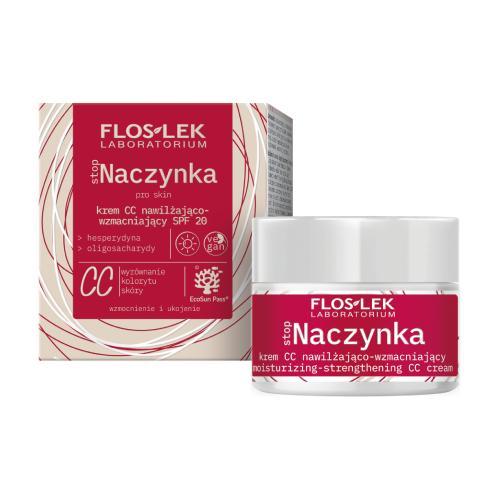 Miniaturka artykułu - FLOS-LEK stopNaczynka Krem CC nawilżająco-wzmacniający SPF 20, 50 ml USZKODZONE/ BRAK KARTONU ORAZ OTWARTE ZABEZPIECZENIE