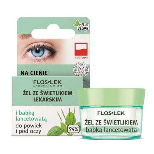Miniaturka artykułu - FLOS-LEK Żel ze świetlikiem i babką lancetowatą- 10g