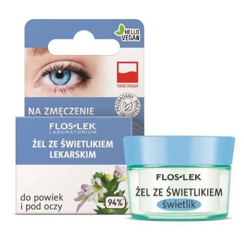 Miniaturka artykułu - FLOS-LEK Żel ze świetlikiem lekarskim- 10 g