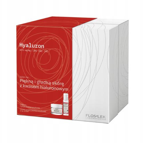 Miniaturka artykułu - FLOS-LEK Zestaw Hyaluron Anti-Aging Serum przeciwzmarszczkowe 30ml + Krem przeciwzmarszczkowy na dzień 50ml