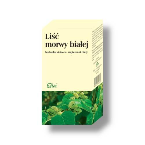 Miniaturka artykułu - FLOS Liść morwy białej Herbatka ziołowa, 20 saszetek