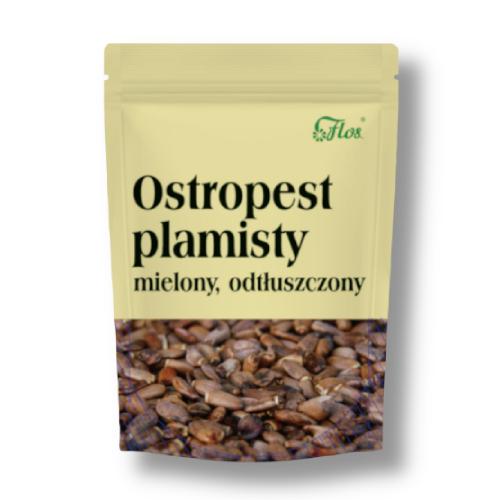 Miniaturka artykułu - FLOS Ostropest plamisty mielony odtłuszczony, 100g