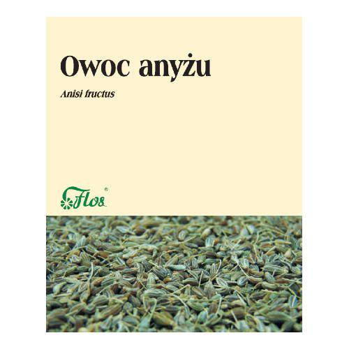 Miniaturka artykułu - FLOS Owoc Anyżu zioła do zaparzania, 50 g