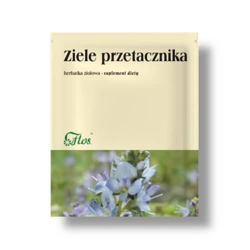 Miniaturka artykułu - FLOS Ziele Przetacznika Zioła sypkie, 50 g 