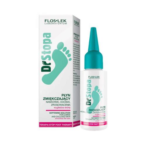 Miniaturka artykułu - FLOS-LEK Dr Stopa Płyn zmiękczający nask&oacute;rek, odciski, zrogowacenia, 50ml