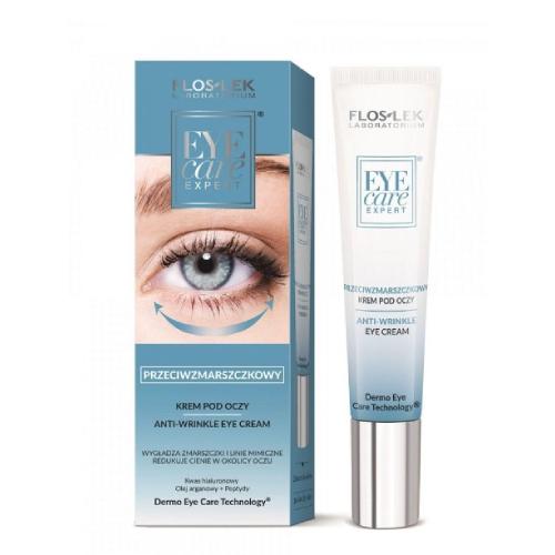 Miniaturka artykułu - FLOS-LEK Eye Care Expert Przeciwzmarszczkowy krem pod oczy, 15ml