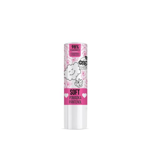 Miniaturka artykułu - FLOSLEK Vege Lip Care Soft Pomadka do ust z panthenolem, 4,1g