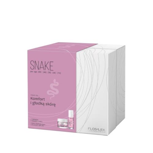 Miniaturka artykułu - FLOSLEK Zestaw Snake (Essenza Reduktor wieku, 30ml + Krem konturujący na dzień SPF20, 50ml)