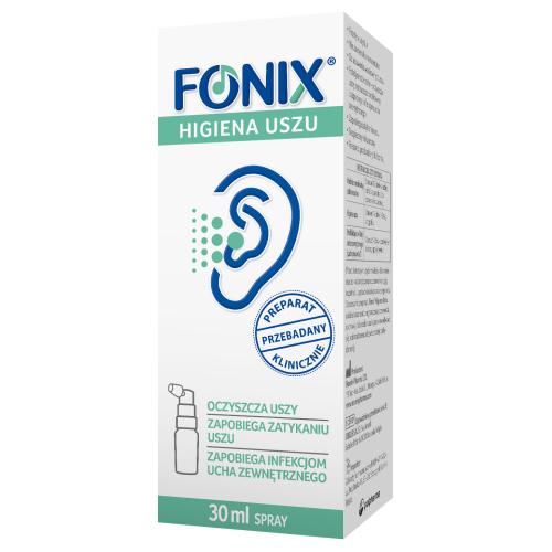 Miniaturka artykułu - Fonix Higiena uszu spray, 30 ml