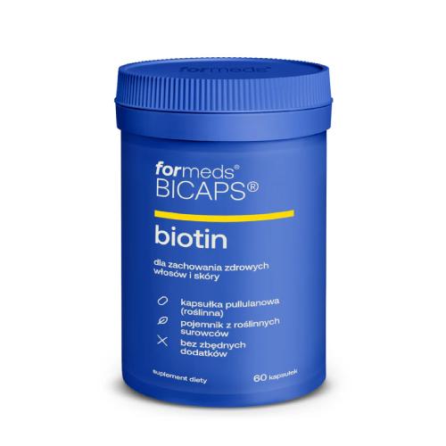 Miniaturka artykułu - FORMEDS BICAPS Biotin Biotyna 2500, 60kaps.