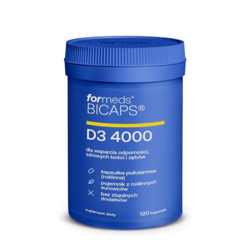 Miniaturka artykułu - FORMEDS Bicaps D3 4000, 120kaps.