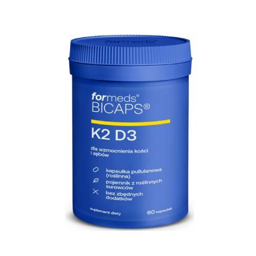 Miniaturka artykułu - FORMEDS Bicaps K2 D3, 60 kaps.