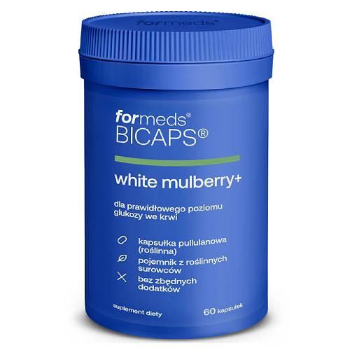 Miniaturka artykułu - FORMEDS Bicaps White Mulberry+ Morwa biała, 60 kaps.