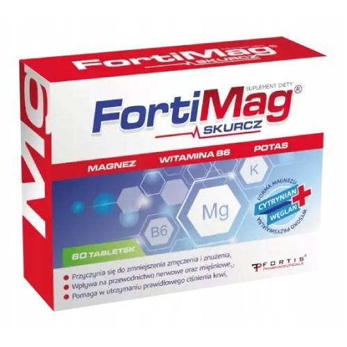 Miniaturka artykułu - FORTIMAG - 60tabl. Magnez z witaminą B6
