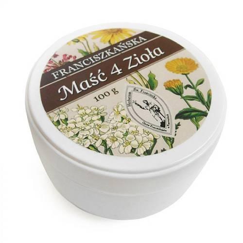Miniaturka artykułu - FRANCISZKAŃSKA Maść 4 zioła, 100 g