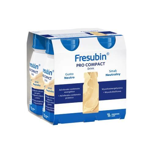 Miniaturka artykułu - Fresubin Pro Compact smak neutralny, 4 x 125 ml