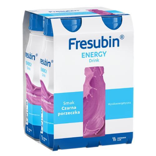 Miniaturka artykułu - Fresubin Energy Drink smak czarna porzeczka, 4 x 200 ml BRAK ZBIORCZEGO OPAKOWANIA