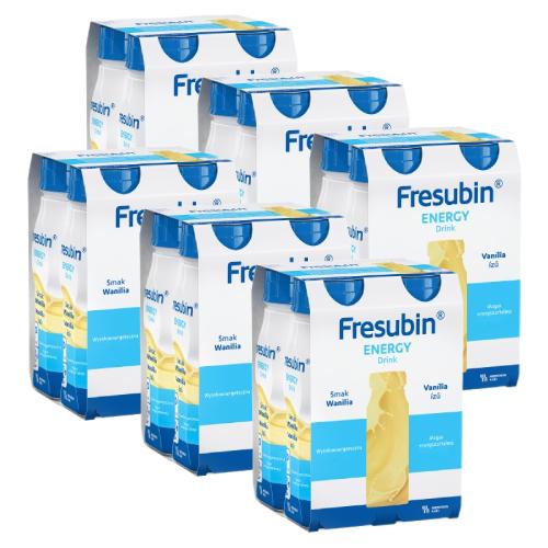 Miniaturka artykułu - Zestaw Fresubin Energy Drink smak wanilia, 24 x 200 ml